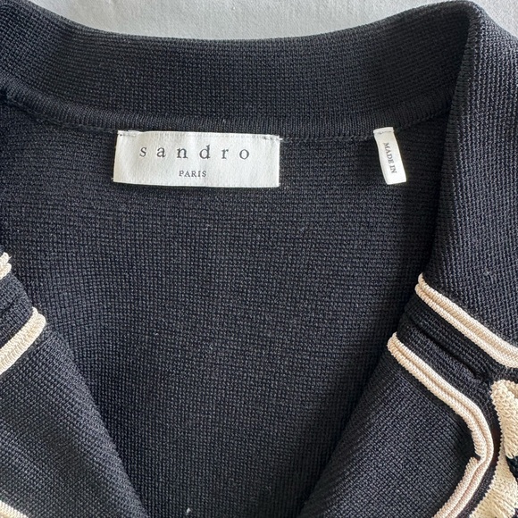 Sandro ‘S’ Embroidered Collared Shirt - Picture 3 of 6